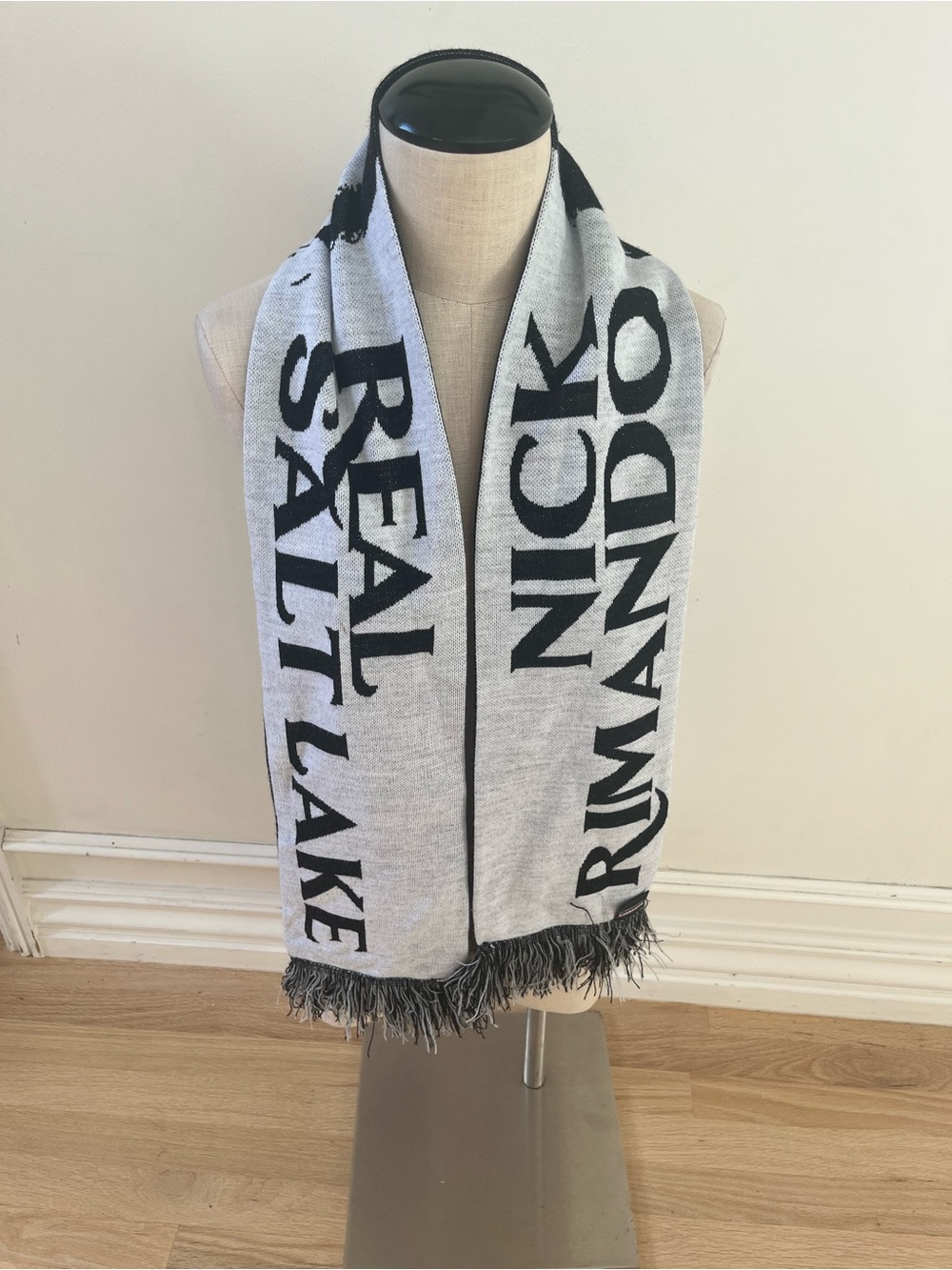 Real Salt Lake Nick Rimando MLS Knit Fan Scarf Graphic Sover Scarf
